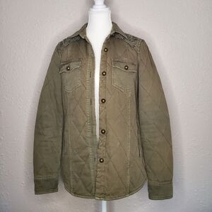 Women's Quilted Olive Jacket From Buckle